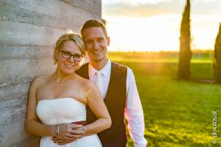 Hochzeit im Freien - Sonnenuntergang © Peter Hollos